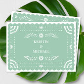 パペルモダンピカドメキシコ結婚式招待状 招待状