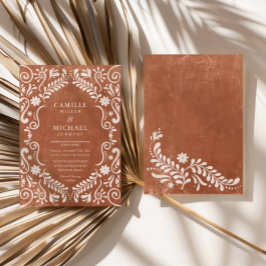 パペル素朴・ピカド・メ結婚キシカン 招待状