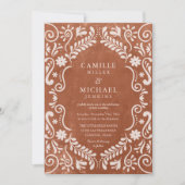 パペル素朴・ピカド・メ結婚キシカン 招待状 (正面)