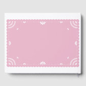 パペル・ピカドメ結婚キシカンのゲストブック、ラベンダー ゲストブック (裏面)