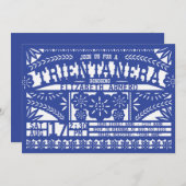 パペル ピカド トリアンセラ ご招待 招待状 (正面/裏面)