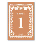 パペル・ピカ結婚ドのテーブル・ナンバー・メモダンキシカン テーブルナンバー (裏面)