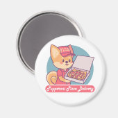 パペロニピザの配達 マグネット (正面/裏面)