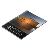 パホス城と夕焼けの反射 ノートブック (左側)