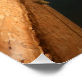 パホス城と夕焼けの反射 ポスター (コーナー)