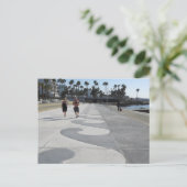 パホス海底波パターン、キプロス ポストカード (スタンド正面)