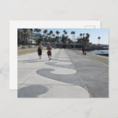 パホス海底波パターン、キプロス ポストカード (正面/裏面)