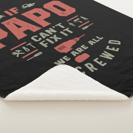 パポもしは私たちがネジを締めているそれを修正できない シェルパブランケット (3/4)