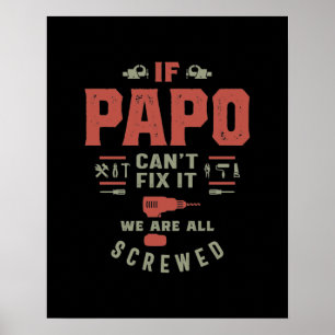 パポもしは私たちがネジを締めているそれを修正できない ポスター