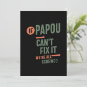 パポもしーは修正できない我々は全てねじ込まれている |ファター サンキューカード (スタンド正面)