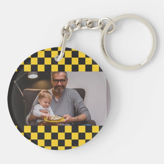 パポーのタクシー |グランドパおもしろいニックネーム キーホルダー (裏面)