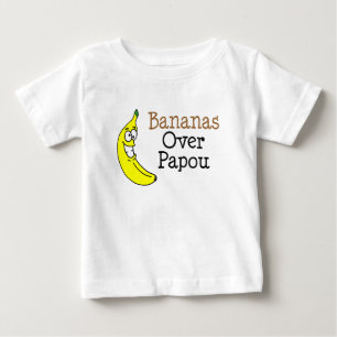 パポーの上のバナナ ベビーTシャツ