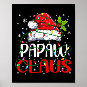 パポークロースクリスマスサンタマッチングファミリークリスマスP ポスター