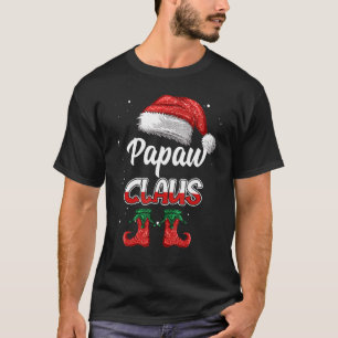 パポークロースクリスマスパジャマファミリーマッチングクリスマス Tシャツ