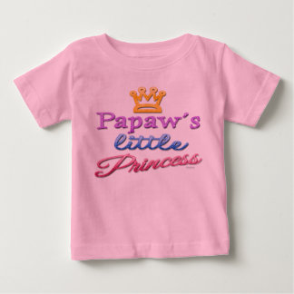 パポーズリトルプリンセスベビートドラーTシャツ ベビーTシャツ