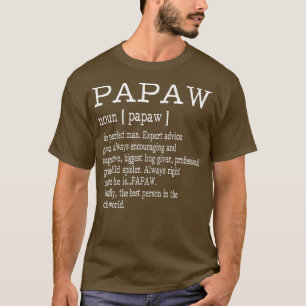 パポー定義おじいちゃん父の日ギフトマン Tシャツ