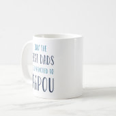 パポ最高のーにパパのみ昇格 コーヒーマグカップ (正面左)