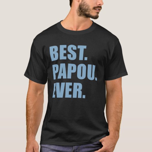 パポ最高のーエバーギリシャ祖父 Tシャツ (正面)