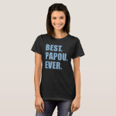 パポ最高のーエバーギリシャ祖父 Tシャツ (正面フル)