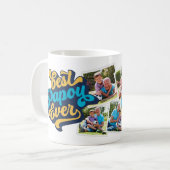 パポ最高のーエバー |グランドパ写真 コーヒーマグカップ (正面左)