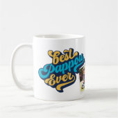 パポ最高のーエバー |グランドパ写真 コーヒーマグカップ (左)