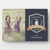 パポ最高のーバイパー |ゴルフのおじいちゃん写真 フォトプラーク (正面)