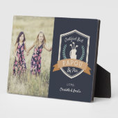 パポ最高のーバイパー |ゴルフのおじいちゃん写真 フォトプラーク (側面)