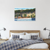 パマーズ湖乗りベビーカーIVボートシーン キャンバスプリント (インサイチュ (寝室))