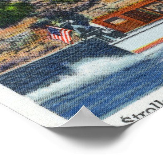 パマーズ湖乗りベビーカーIVボートシーン ポスター (角)