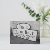 パミの牛イタリアン葉書 ポストカード (スタンド正面)