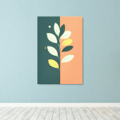 パミニマルステル離れスブランチキャンバスプリント キャンバスプリント (インサイチュ (ウッドフロア))