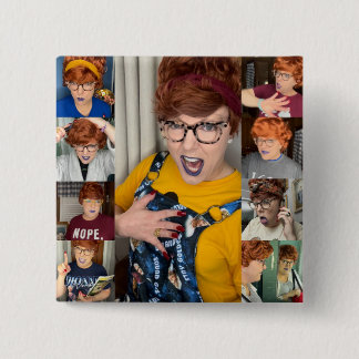 パミボタンの顔 缶バッジ