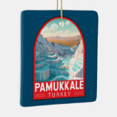 パムカレターキートラベルアートヴィンテージ セラミックオーナメント (右)