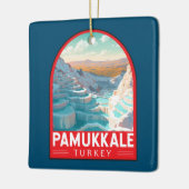 パムカレターキートラベルアートヴィンテージ セラミックオーナメント (左)