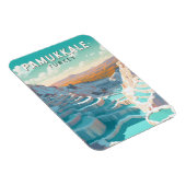 パムカレターキートラベルアートヴィンテージ マグネット (右側)