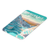 パムカレターキートラベルアートヴィンテージ マグネット (左側)