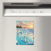 パムケールトルコ旅行はがき マグネット (インサイチュ (食洗機))