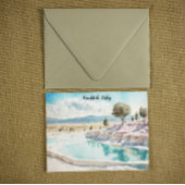 パムケールトルコ旅行風景はがき ポストカード