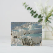 パムケールユネスコ世界伝統 ポストカード (スタンド正面)