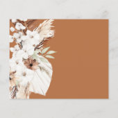 パムパスグラス野生の花テラコッタ結婚ー (裏面)