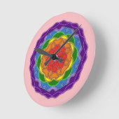 パメラデザイン時計 ラウンド壁時計 (傾斜)