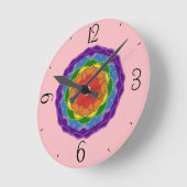 パメラデザイン時計 ラウンド壁時計 (傾斜)