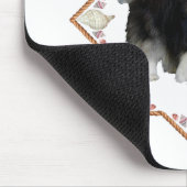 パメラン犬とシーシェル マウスパッド (コーナー)