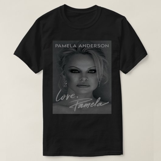 パメラ・アンダーソン・アメリカ女優1967 Tシャツ (デザイン正面)