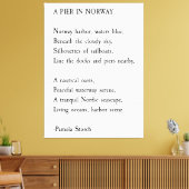 パメラ・ストルチのノウェイ詩の桟橋 キャンバスプリント (インサイチュ (リビング))