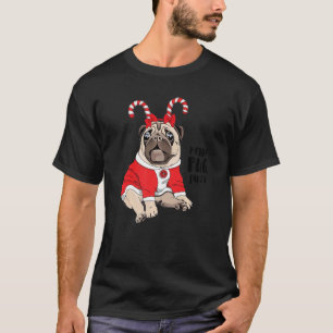 パメリーグパーティープメリーグマスキュートパギー顔犬 Tシャツ