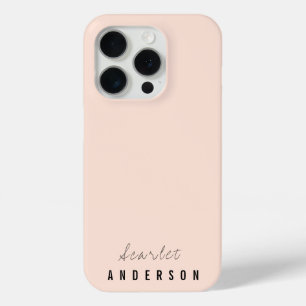 パモダンスエレガントシンプルステル iPhone 15 PROケース