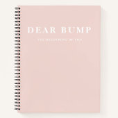 パモダンスエレガントテルピンク妊娠 ノートブック (正面)