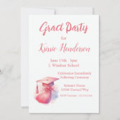 パモダンスエレガントテル卒業 招待状 (裏面)