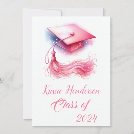 パモダンスエレガントテル卒業 案内状 (正面)